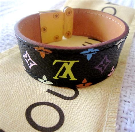 Louis Vuitton Black Multicolore Monogram Koala Bracelet